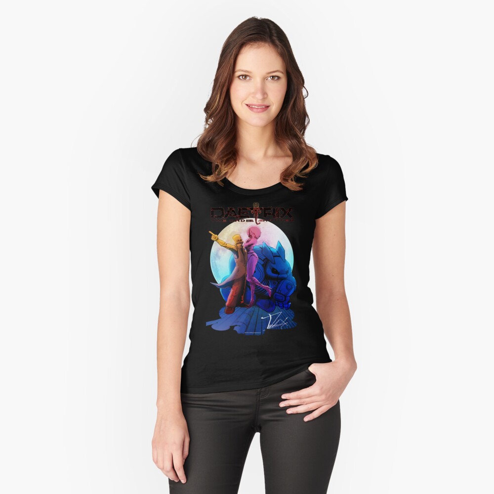 Item preview, Fitted Scoop T-Shirt designed and sold by DAETRIX.