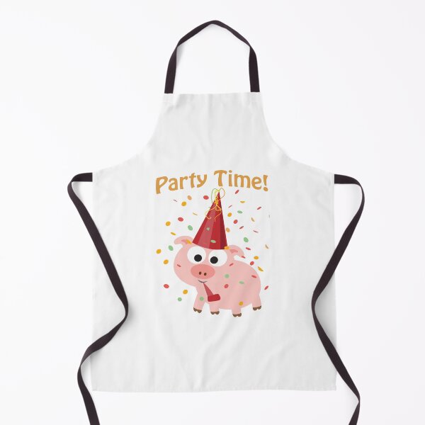 Artikelvorschau, Party Time Konfetti Party Schwein entworfen und verkauft von Hedgie Designs.