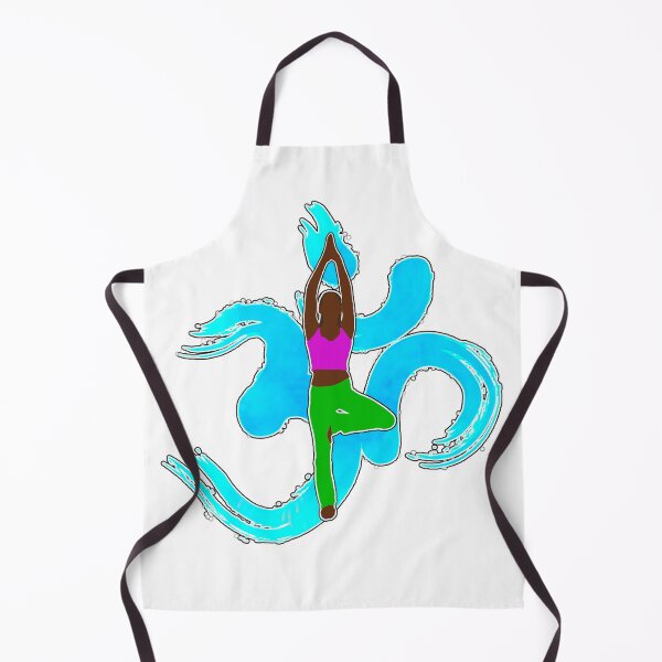 Item preview, Om Tree Pose (blue) designed and sold by Reiser808.