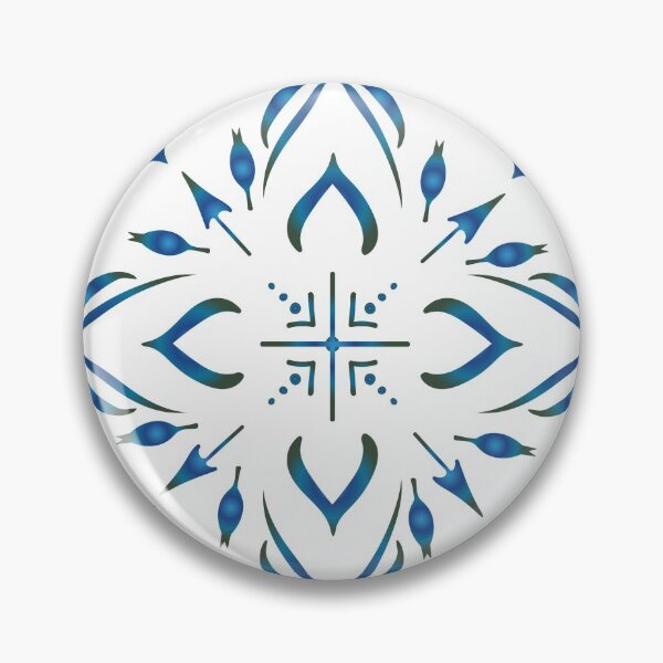 Aperçu de l'œuvre Motif ornemental de style de tuile portugaise - bleu sur crème créée et vendue par BrankaPD.