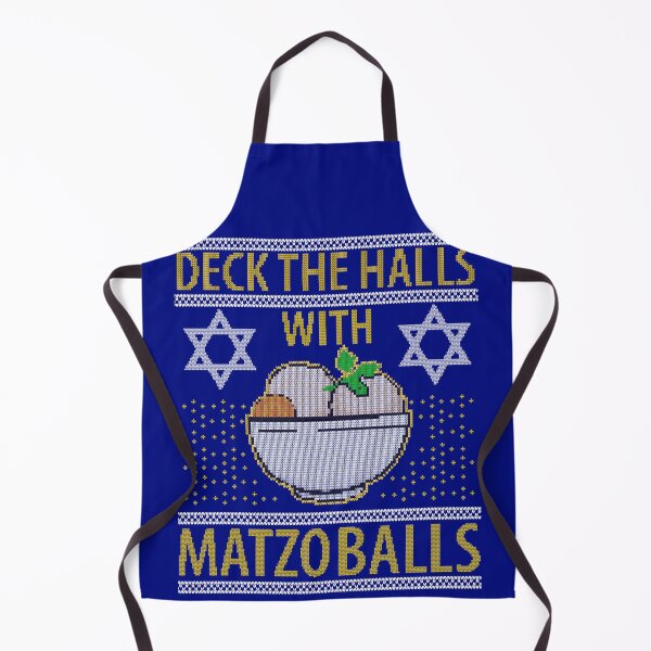 Item preview, Hanukkah Gift Deck Halls With Matzo Balls Ugly Christmas Sweater designed and sold by maindeals.