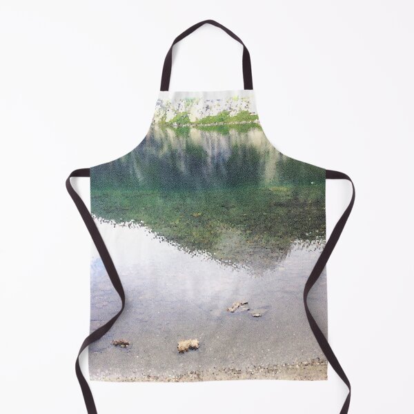 Item preview, Beautiful Water Reflection Seven Rila Lakes Bulgarian Photo With Stained Glass Filter designed and sold by LuckyKermit.