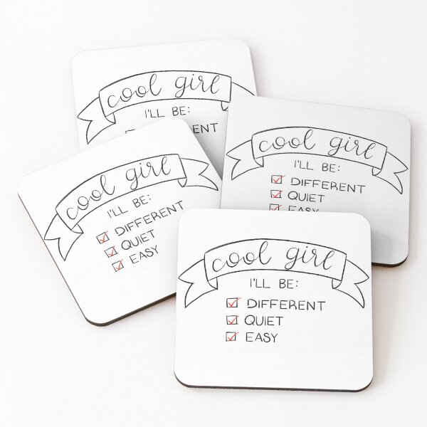 Item preview, Cool Girl lyric designed and sold by writeanewpage.