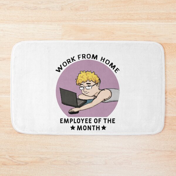 Item preview, Work From Home - Employee of the month (pink) designed and sold by Art-Tease.