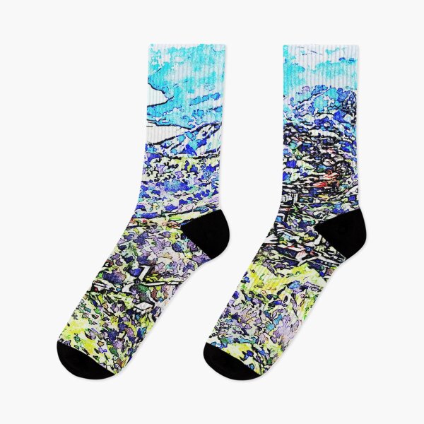 Item preview, Rocca Cilento: landscape from the castle with lake and a village designed and sold by Giuseppe Cocco.