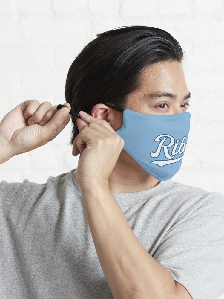 Alternate view of KC Ribs - Powder Blue 2 Mask