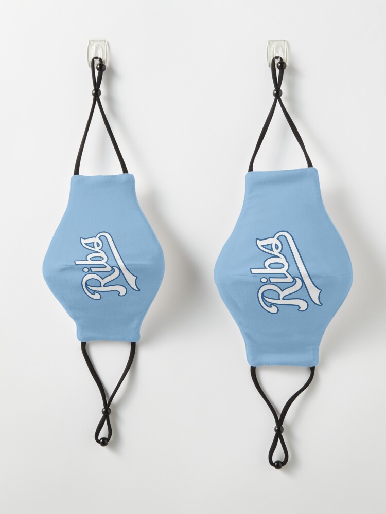 Alternate view of KC Ribs - Powder Blue 2 Mask