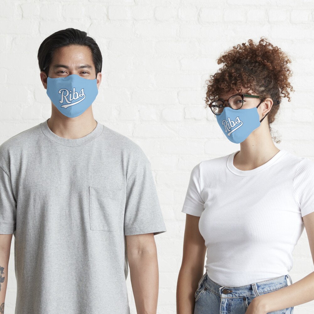 KC Ribs - Powder Blue 2 Mask