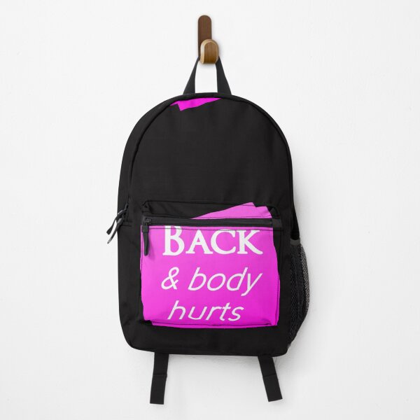 Item preview, back and body hurts  designed and sold by MeowTouch Art.