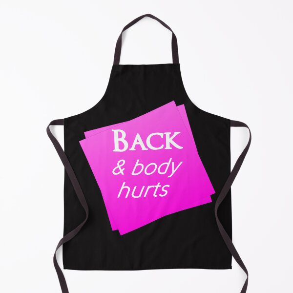 Item preview, back and body hurts  designed and sold by MeowTouch Art.