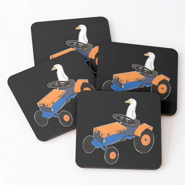 Item preview, Just a duck and its tractor designed and sold by WheeklysaurusCo.