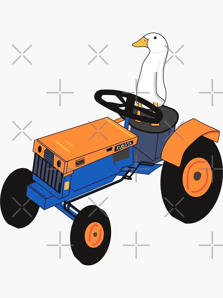 Tractor Trecker Trekker tractor plow gift' Sticker | Spreadshirt