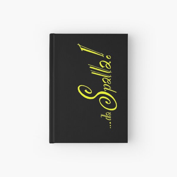 Beautiful covers with da Spalla yellow logo! Hardcover Journal