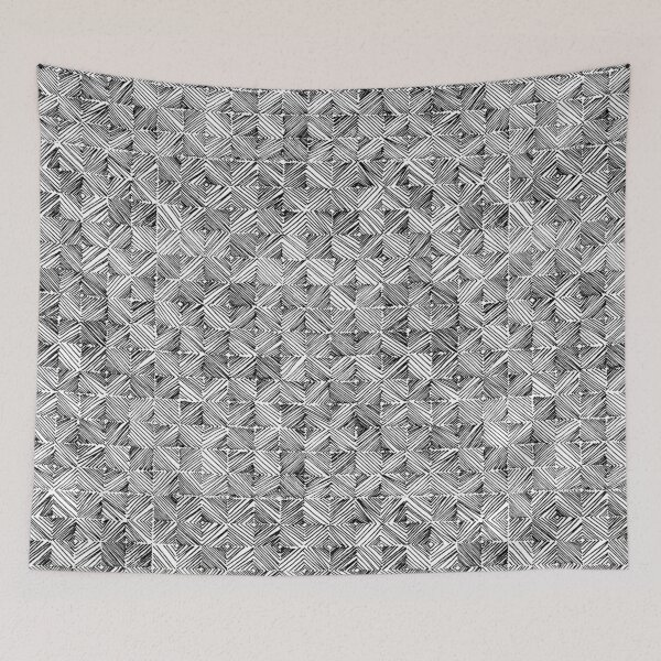 Item preview, Geometry - Black on White designed and sold by Silbek.