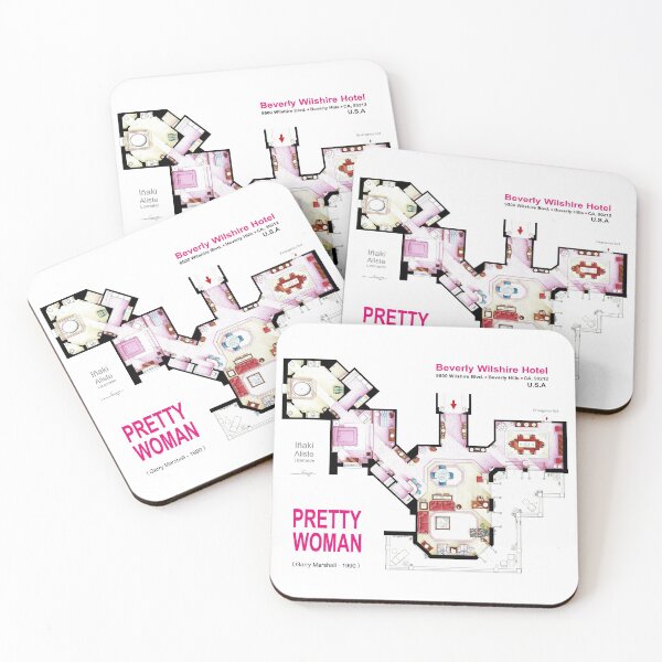 Item preview, Floorplan of the suite from the movie PRETTY WOMAN designed and sold by TV Floorplans & More.