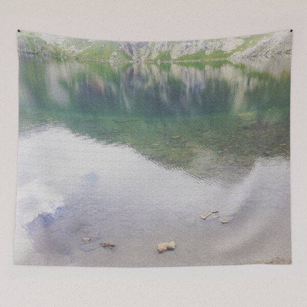 Item preview, Beautiful Water Reflection Seven Rila Lakes Bulgarian Photo With Texturizer Filter designed and sold by LuckyKermit.