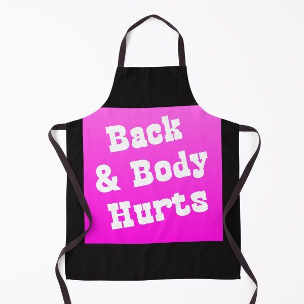 Item preview, back and body hurts  designed and sold by MeowTouch Art.