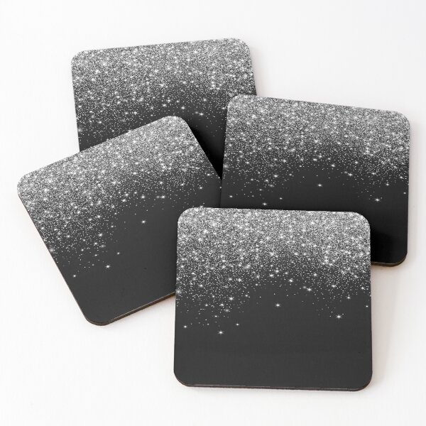 Item preview, Black Silver Glitter designed and sold by virilamissa.