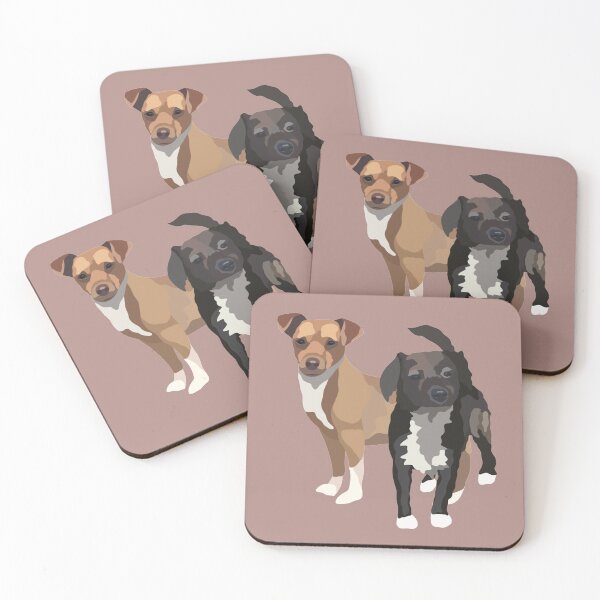 Item preview, Patterdale Dogs Portrait Digital Illustration designed and sold by sherylwylie.