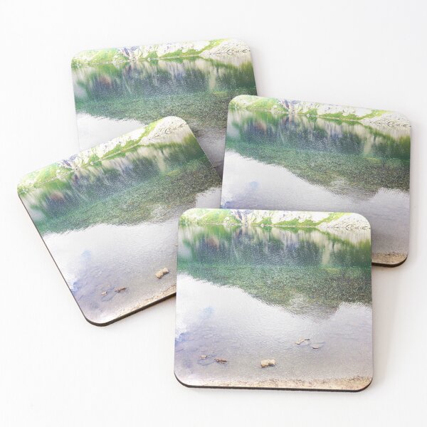 Item preview, Beautiful Water Reflection Seven Rila Lakes Bulgarian Photo With Plastic Wrap Filter designed and sold by LuckyKermit.