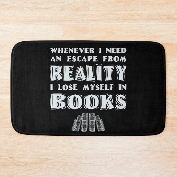 Item preview, We lose ourselves in books | Bookworms and bibliophiles designed and sold by DeliriousSteve.