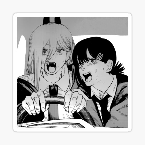 Chainsaw Man Power et Kobeni Sticker
