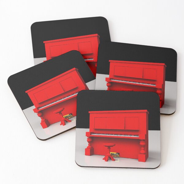 Item preview, The red piano ... designed and sold by AtelierFafard.
