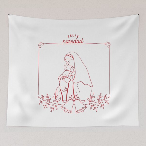Item preview, Feliz Navidad Red Line  designed and sold by BohoMoon.