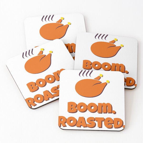 Item preview, Boom Roasted - Funny Slogan from The Office with Roast Chicken / Turkey - Thanksgiving Humor designed and sold by PaulArden.