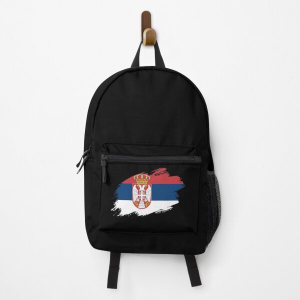 Item preview, Serbia Serbian flag flag designed and sold by GeogDesigns.