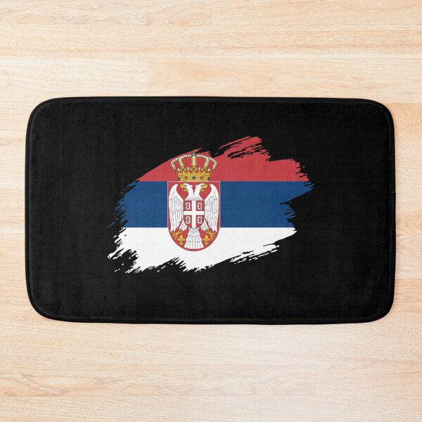 Item preview, Serbia Serbian flag flag designed and sold by GeogDesigns.
