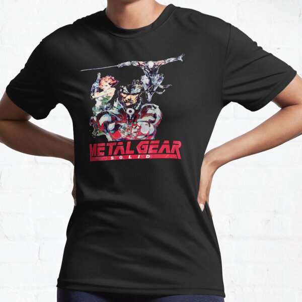 Retro Metal Gear Solid  Active T-Shirt