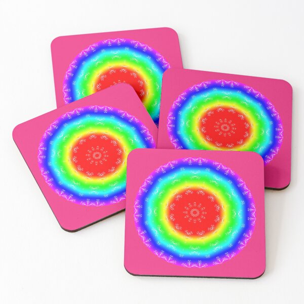 Item preview, Rainbow Colorful Kaleidoscope Style Mandala designed and sold by CheriesArt.
