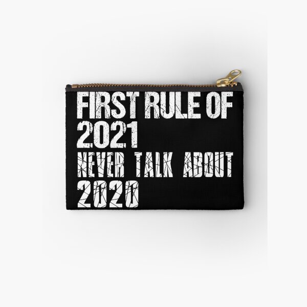 Artikelvorschau, Erste Regel von 2021 Sprechen Sie niemals über das Typografie-Design 2020 entworfen und verkauft von Artysneak.