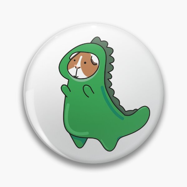 Item preview, Guinea Pig Dinosauring: Guinea Pig cosplaying as dinosaur designed and sold by WheeklysaurusCo.