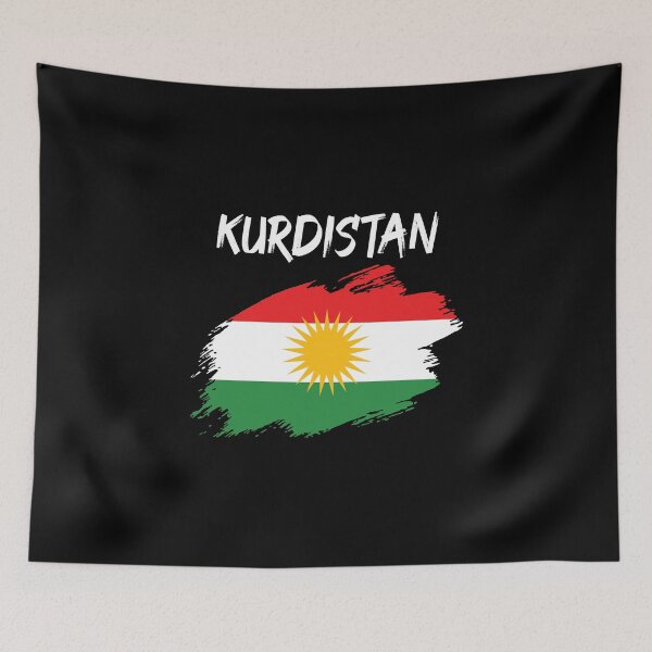 Item preview, Kurdistan Kurdish ensign flag designed and sold by GeogDesigns.