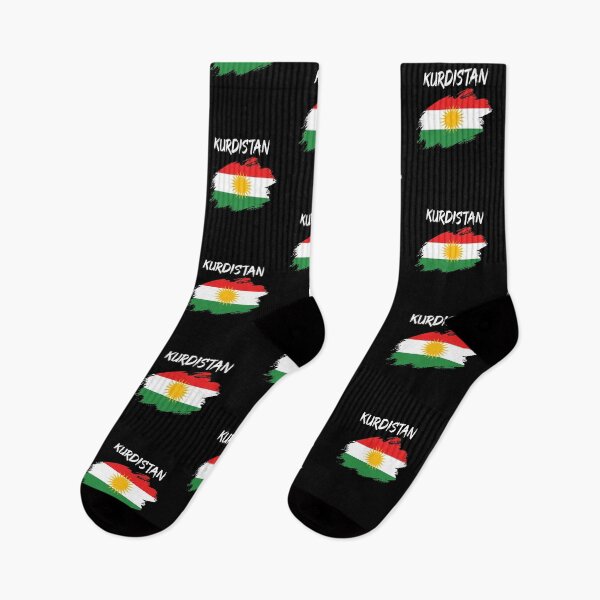 Item preview, Kurdistan Kurdish ensign flag designed and sold by GeogDesigns.