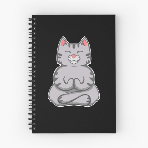 Item preview, Yoga Cat Meditating Zen Cat designed and sold by SusanaDesigns.