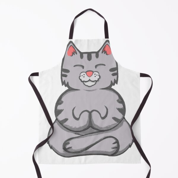 Item preview, Yoga Cat Meditating Zen Cat designed and sold by SusanaDesigns.
