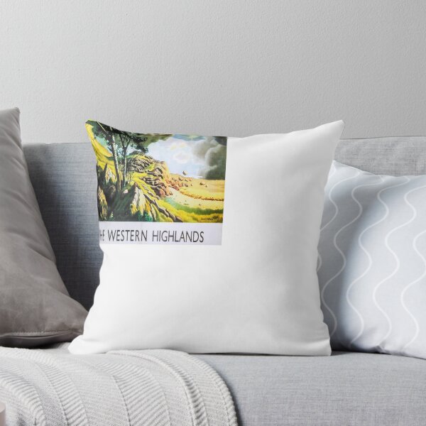 Item preview, retro iconic The Western Highlands designed and sold by CorasPosters.