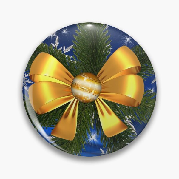Item preview, Christmas Bow on Pine Branch designed and sold by BigAl3D.