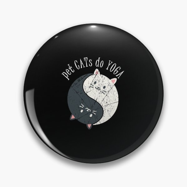 Item preview, yoga Ying and Yang Cats Style designed and sold by Kalli-design.