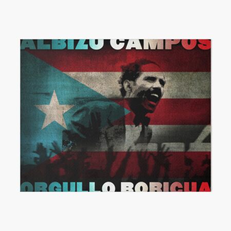 Vista previa del artículo con la obra «Pedro Albizu Campos, El Maestro - Orgullo Boricua», diseñado y vendido por obedtheartist.