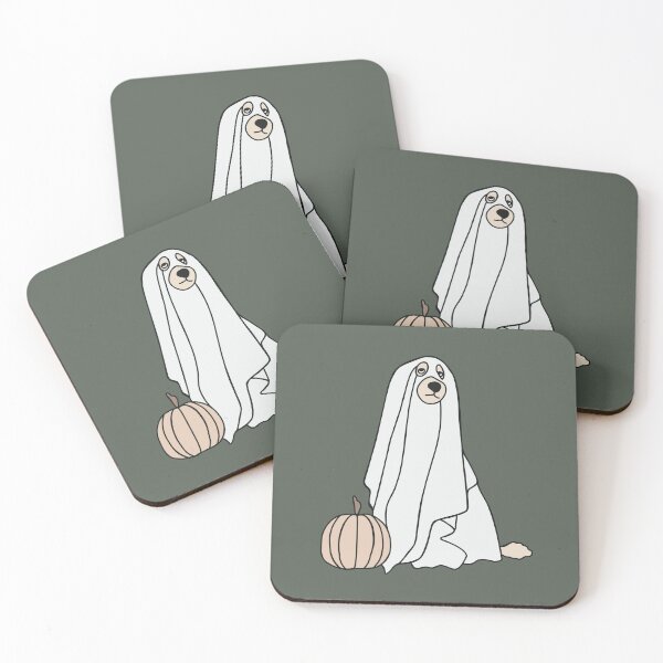 Item preview, Ghost Dog and Pumpkin designed and sold by Rachel McNeil.