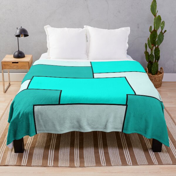 Item preview, Teal Squares designed and sold by AspirePrints.