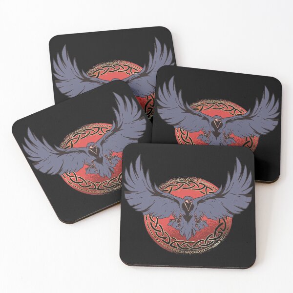Item preview, Raven With Celtic Runes designed and sold by infleims.