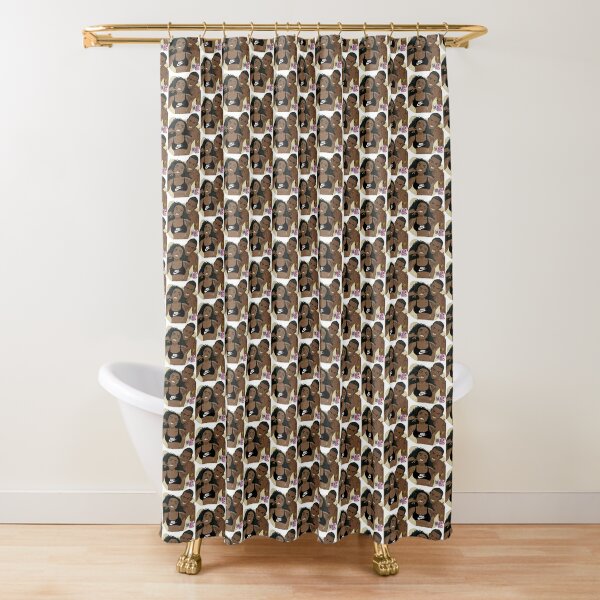Brown And Black Shower Curtains Redbubble