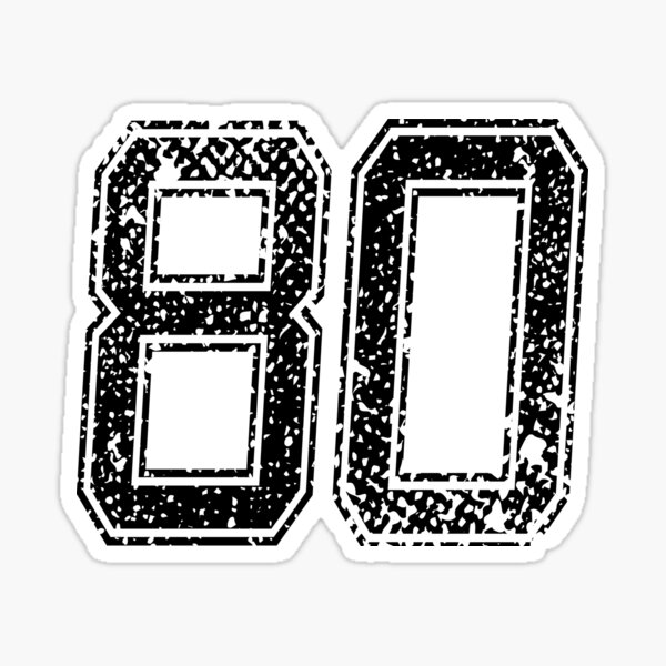 55 Gold Number Fifty five Sticker for Sale by Kiwwwi