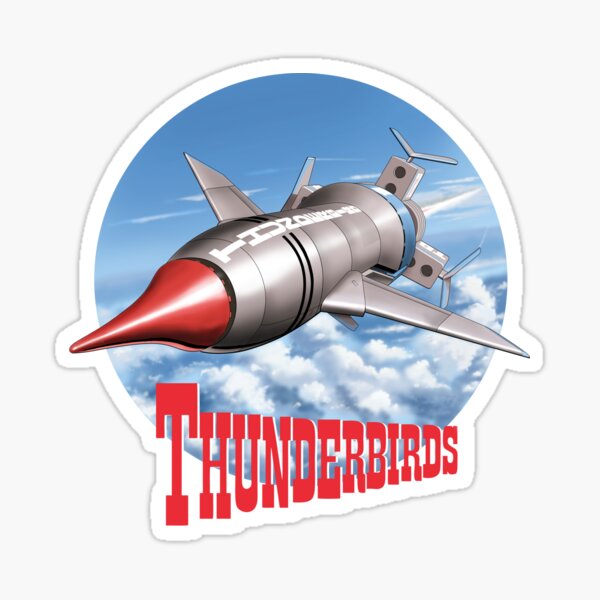 Thunderbird 1 from 'Thunderbirds' Sticker