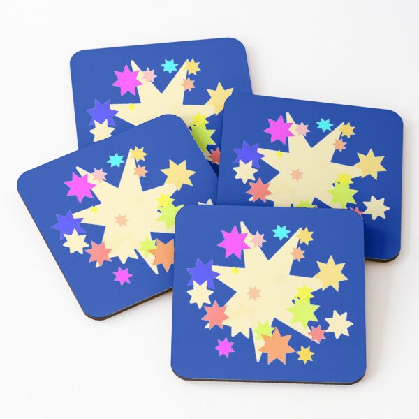 Item preview,  happy stars blue background designed and sold by miaterinka.